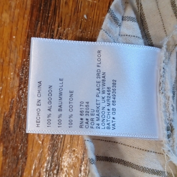 ANTHROPOLOGIE VANESSA VIRGINIA OFF THE SHOULDER CROPPED TOP - Picture 9 of 9